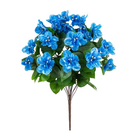 19" UV Resistant Artificial Azalea Bushes